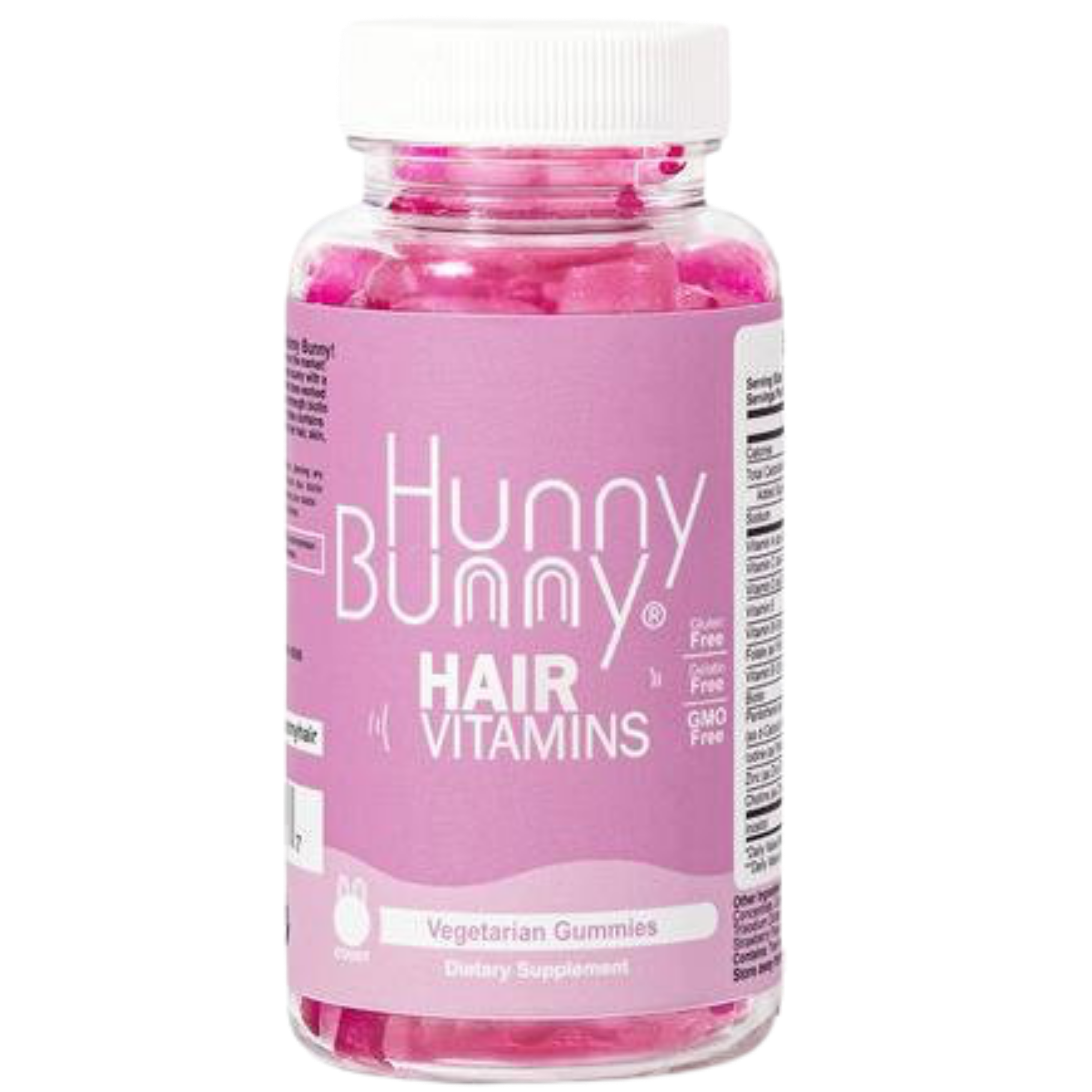 Hunny Bunny Hair Gummies, Complete Vitamins Formula (60 Count) - Hunny Nutrition